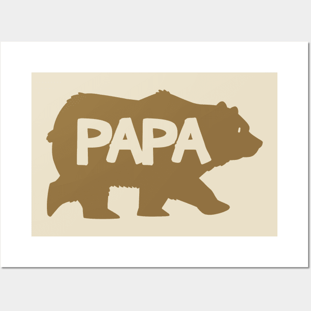 Papa Bear Wall Art by AJ & Magnus